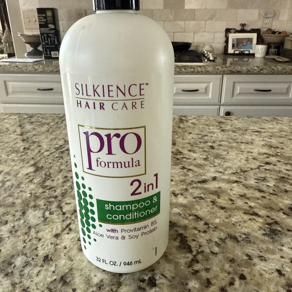 SILKIENCE‎ Hair Care Pro Formula 2 in 1 Shampoo & Conditioner 32 FL OZ 4814